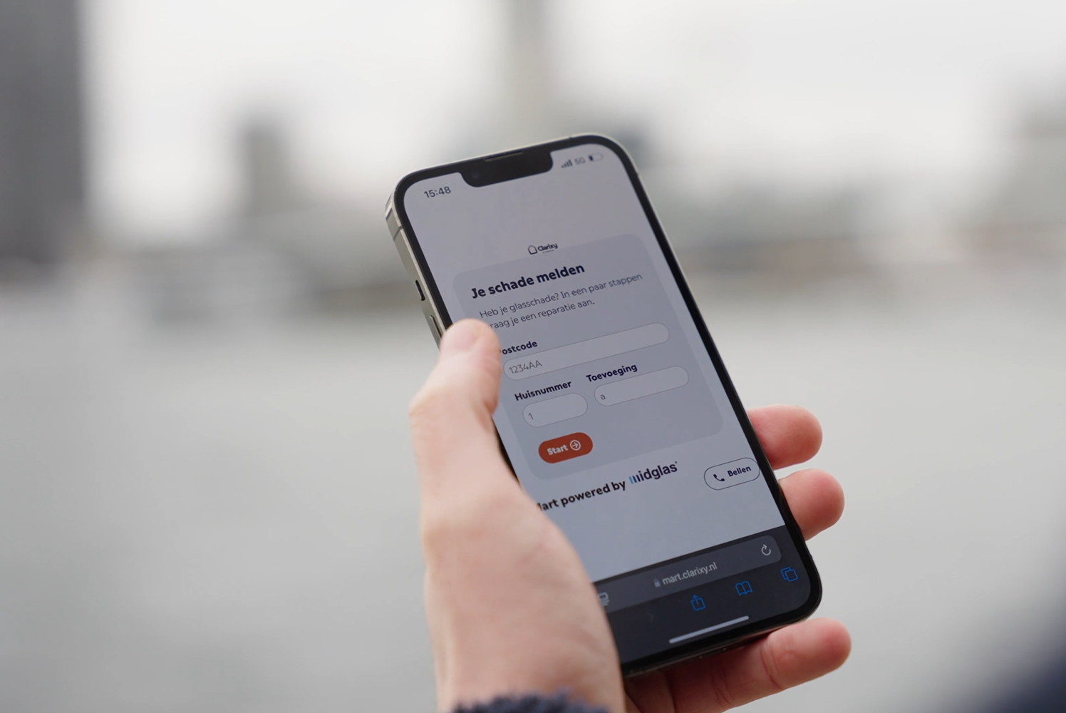 Digitaal schade melden via je telefoon